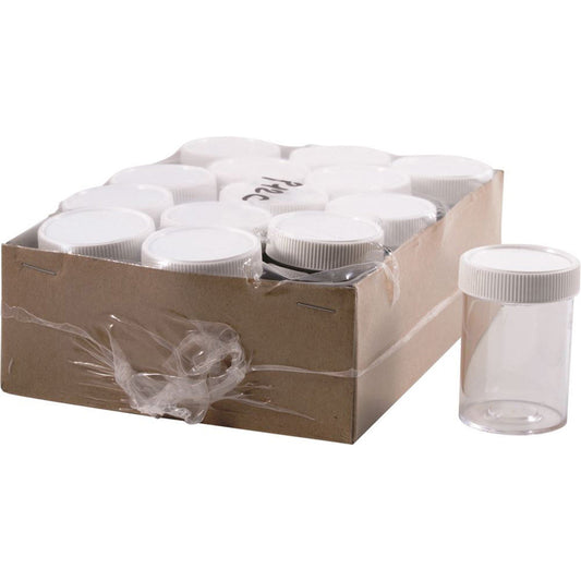 Vial Plastic 12 Dram Screw Cap 14 Pack - Cutprice Online