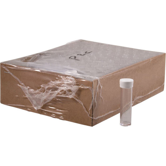 Vial Plastic 2 Dram Push Cap 100 Pack - Cutprice Online