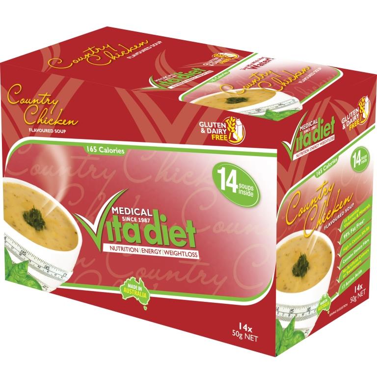 Vita Diet  Country Chicken Soup 14 Pack - Cutprice Online