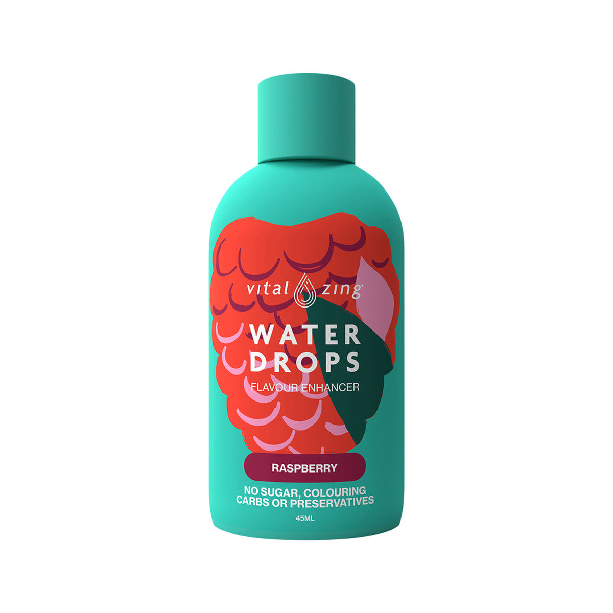 Vital Zing Water Drops (Flavour Enhancer with Stevia) Raspberry 45ml - Cutprice Online
