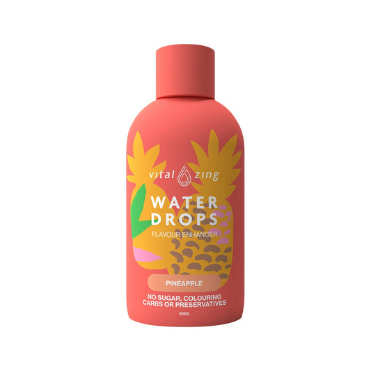 Vital Zing Water Drops (Flavour Enhancer with Stevia) Pineapple 45ml - Cutprice Online