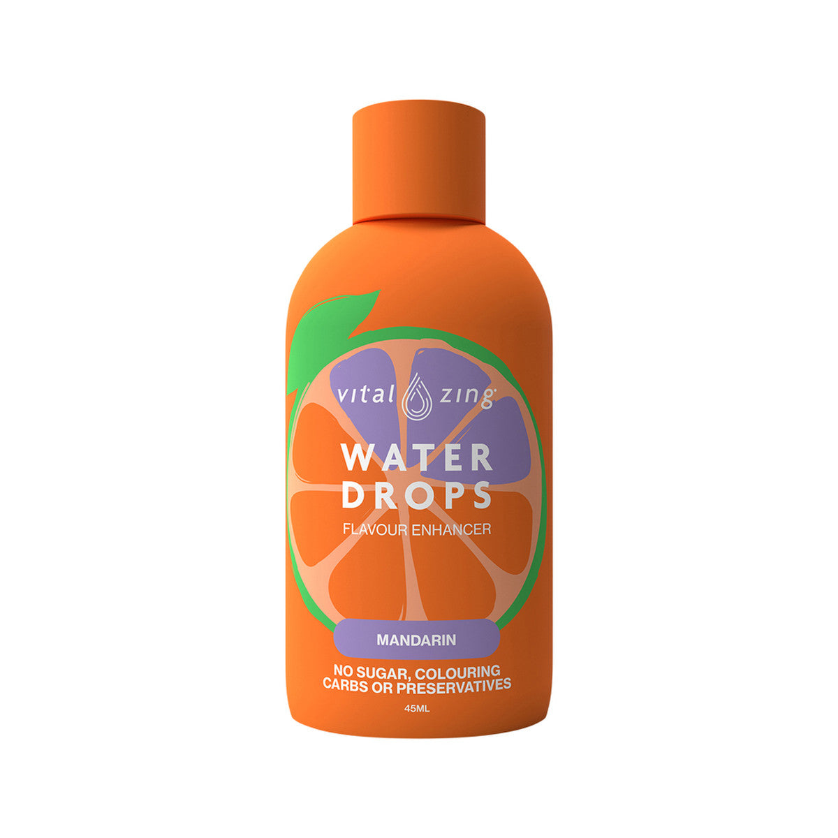 Vital Zing Water Drops (Flavour Enhancer with Stevia) Mandarin 45ml - Cutprice Online