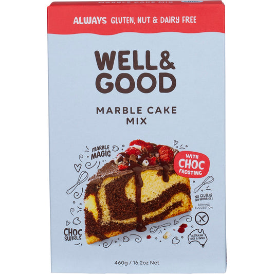 Well & Good Marble Cake Mix with Choc Frosting 460g - Cutprice Online