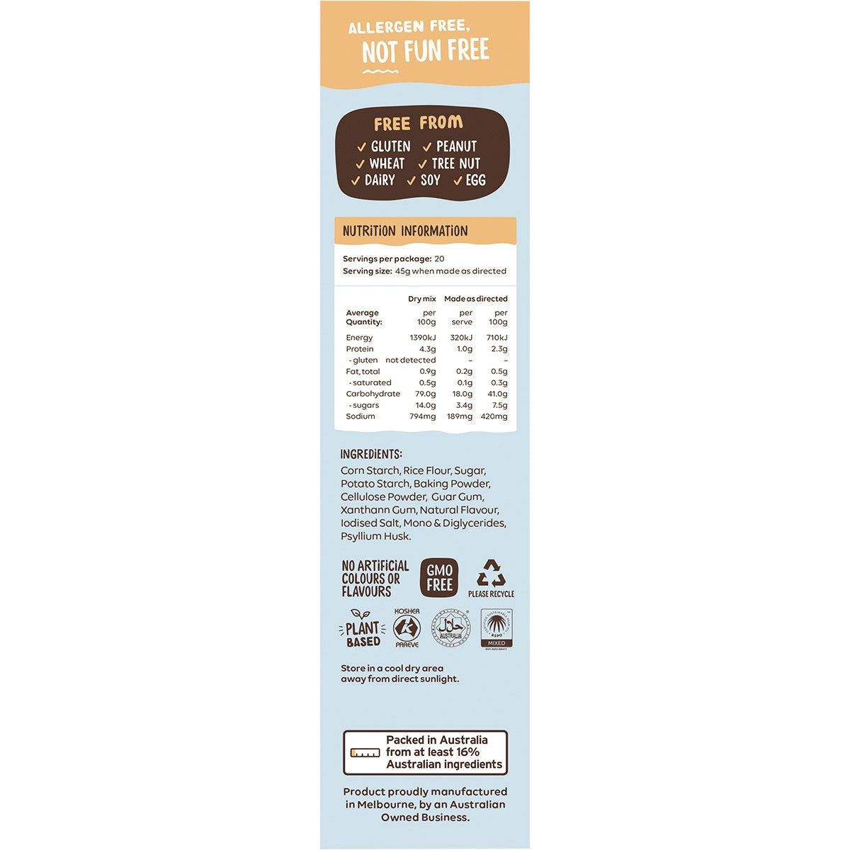 Well & Good Buttermilk Flavoured Pancake Mix 2x200g - Cutprice Online