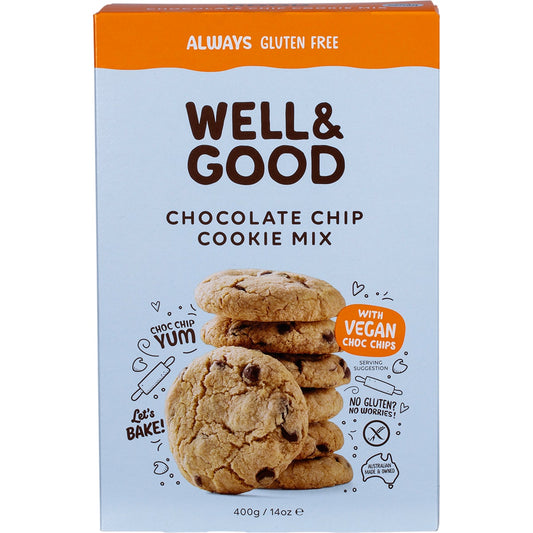 Well & Good Chocolate Chip Cookie Mix 400g - Cutprice Online