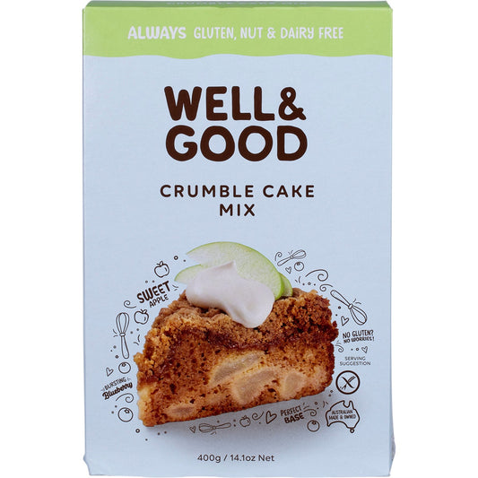 Well & Good Crumble Cake Mix 400g - Cutprice Online