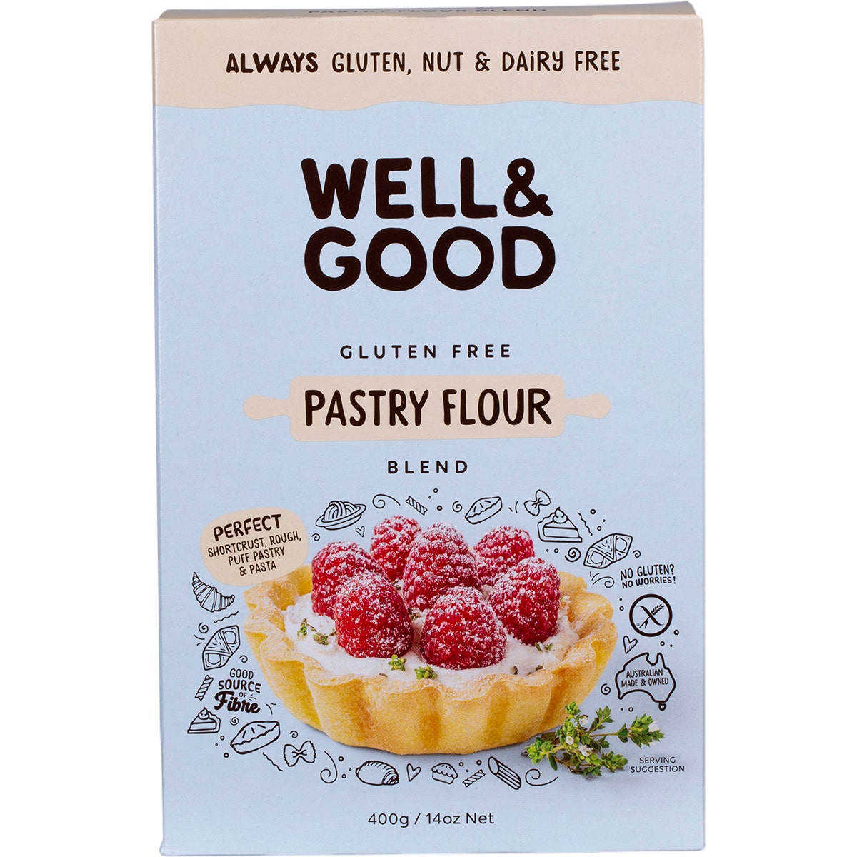 Well & Good Pastry Flour Blend 400g - Cutprice Online