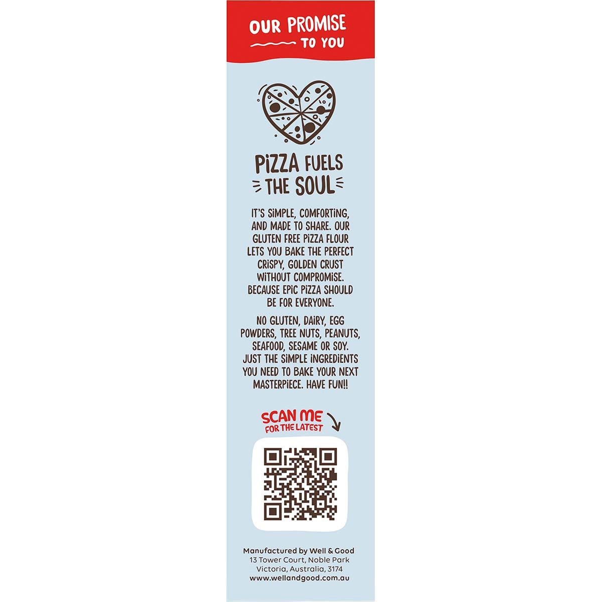 Well & Good Pizza Flour Mix 420g - Cutprice Online