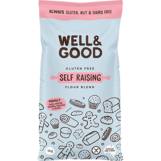 Well & Good Self Raising Flour Blend 1kg - Cutprice Online