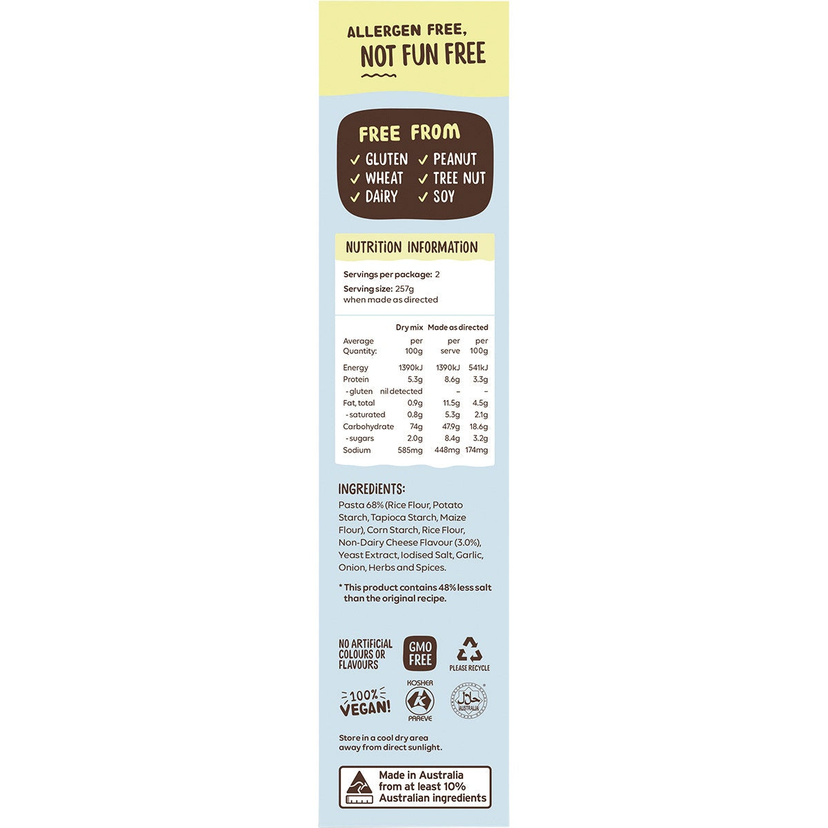 Well & Good Cheesy Mac Traditional Cheddar Flavour 110g - Cutprice Online
