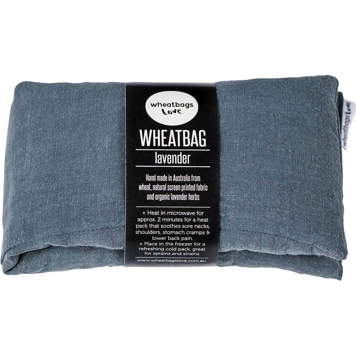 Wheatbags Love Wheatbag Luxe Linen Slate Lavender Scented - Cutprice Online