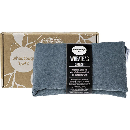 Wheatbags Love Wheatbag Luxe Linen Slate Lavender Scented - Cutprice Online