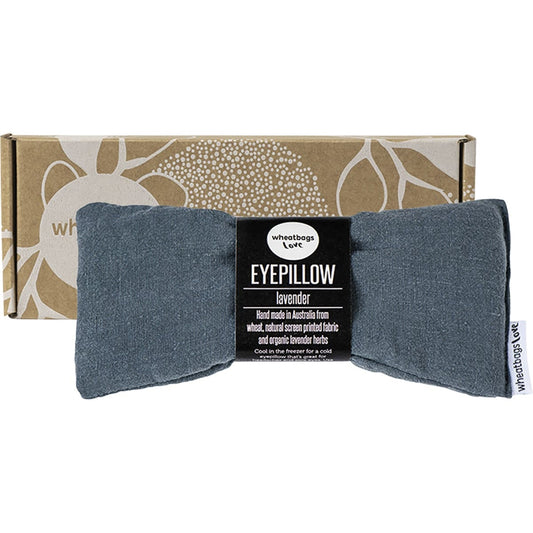 Wheatbags Love Eyepillow Luxe Linen Slate Lavender Scented - Cutprice Online