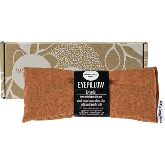 Wheatbags Love Eyepillow Luxe Linen Copper Lavender Scented - Cutprice Online