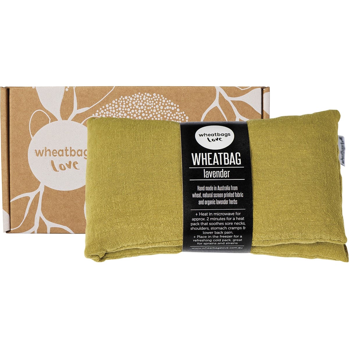Wheatbags Love Wheatbag Luxe Linen Pistachio Lavender Scented - Cutprice Online