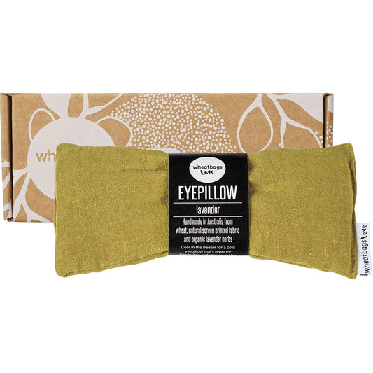 Wheatbags Love Eyepillow Luxe Linen Pistachio Lavender Scented - Cutprice Online
