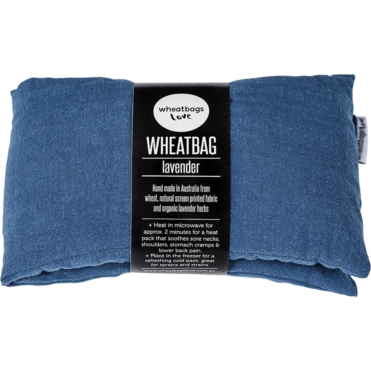 Wheatbags Love Wheatbag Luxe Linen Ocean Lavender Scented - Cutprice Online