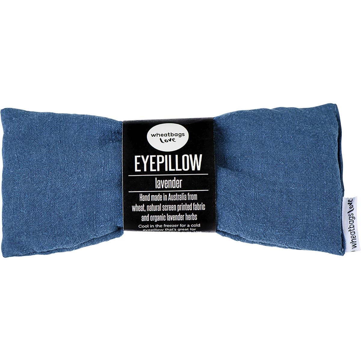 Wheatbags Love Eyepillow Luxe Linen Ocean Lavender Scented - Cutprice Online