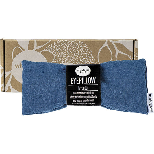 Wheatbags Love Eyepillow Luxe Linen Ocean Lavender Scented - Cutprice Online
