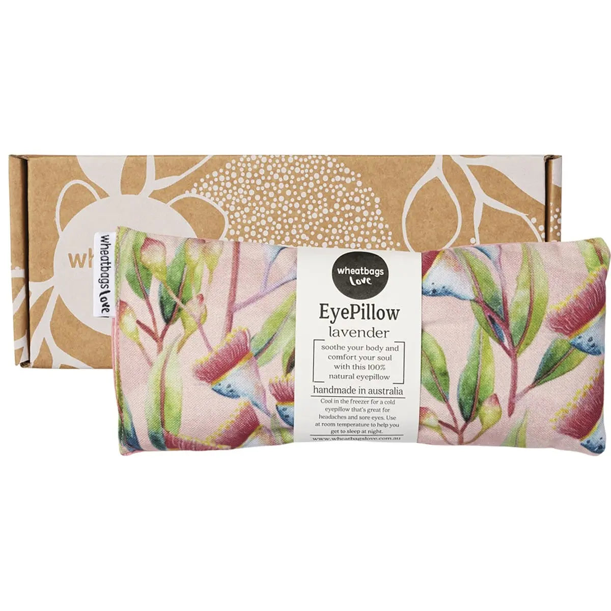 Wheatbags Love Eyepillow Gum Blossom Lavender Scented 1 WHEATBAGS