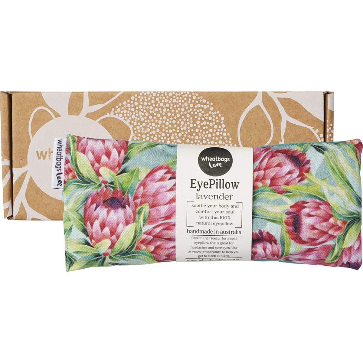 Wheatbags Love Eyepillow Protea Lavender Scented - Cutprice Online