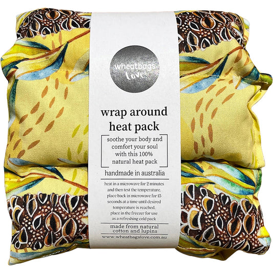 WHEATBAGS LOVE Wrap Around Heat/Cold Pack Banksia Pod - Cutprice Online