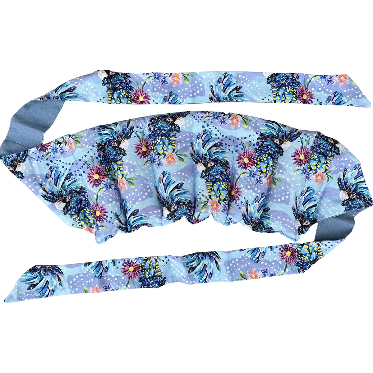 WHEATBAGS LOVE Wrap Around Heat/Cold Pack Blue Cockatoo - Cutprice Online