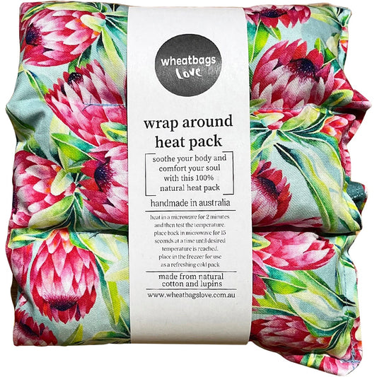 WHEATBAGS LOVE Wrap Around Heat/Cold Pack Protea - Cutprice Online