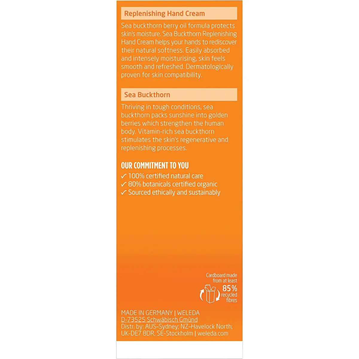 WELEDA Hand Cream Sea Buckthorn 50ml WELEDA