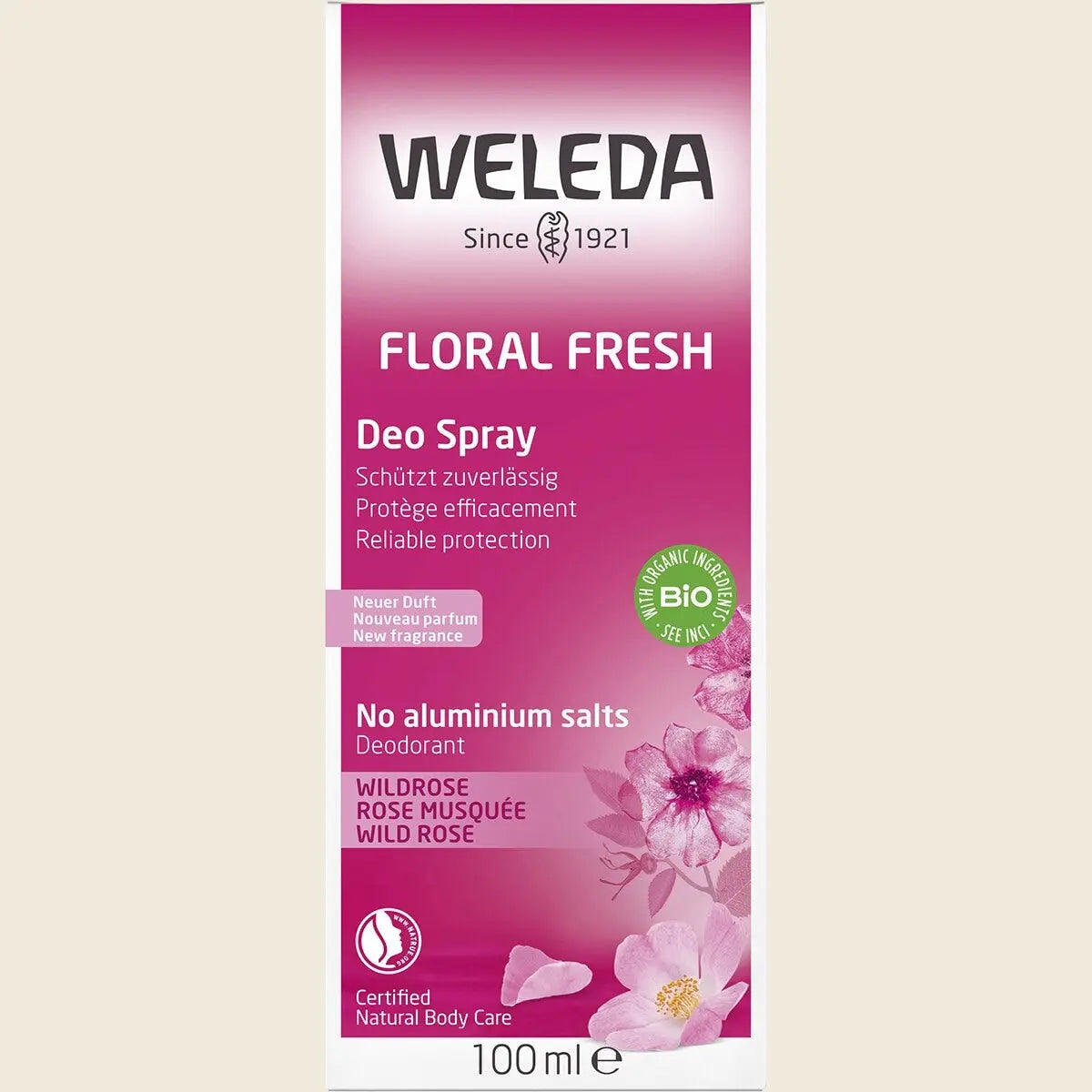 WELEDA 24h Deo Spray Wild Rose - 100ml WELEDA