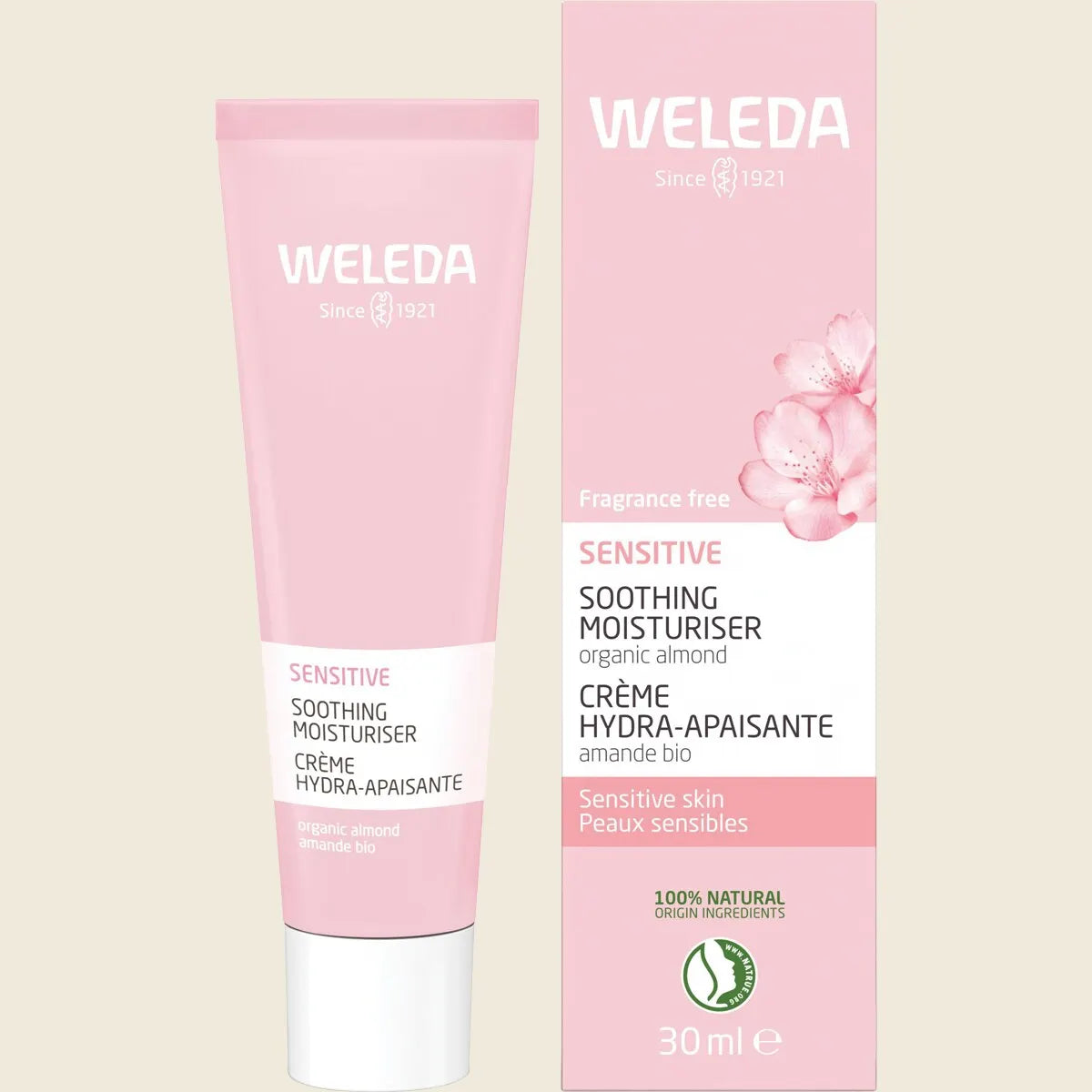 WELEDA Sensitive Soothing Moisturiser Almond 30ml WELEDA