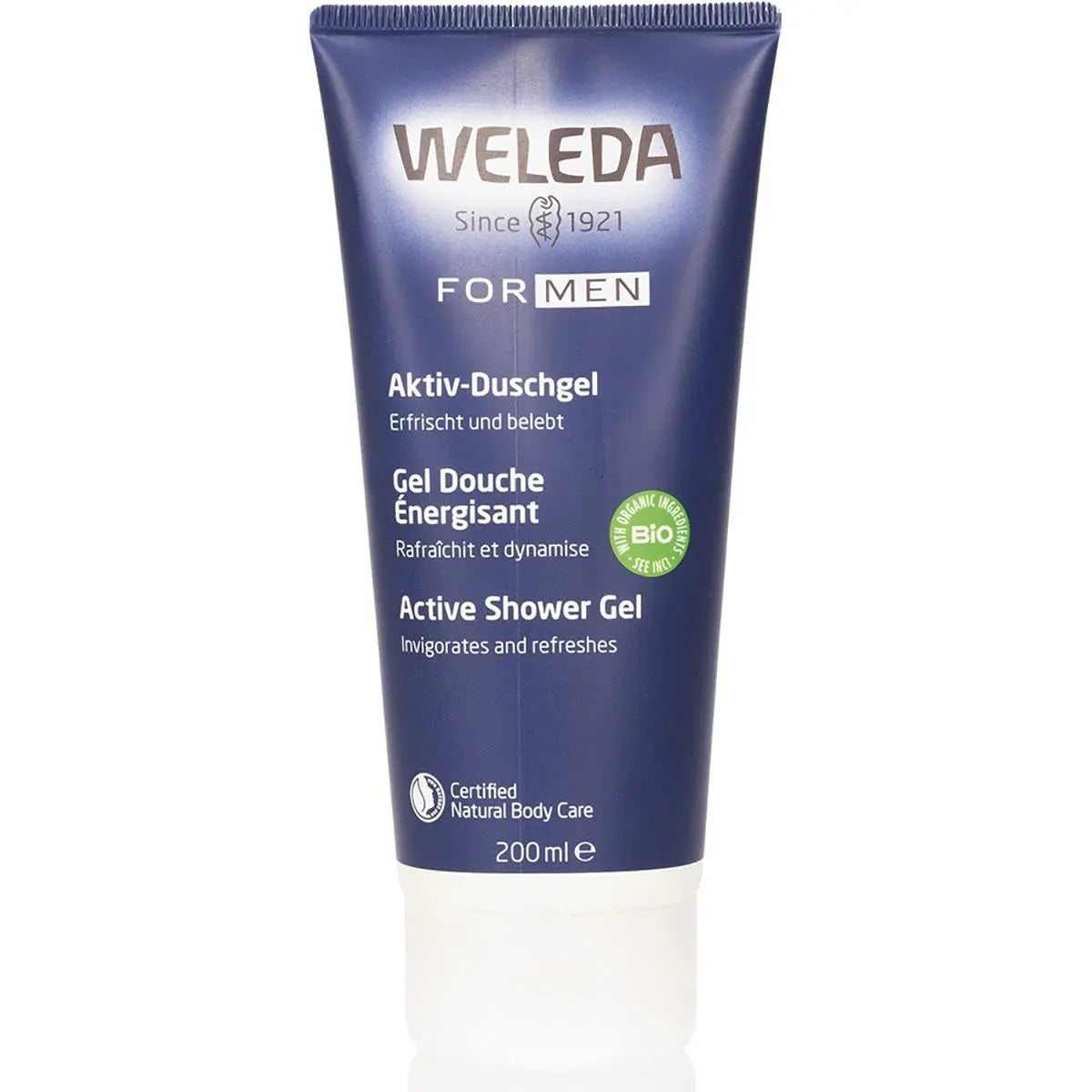 WELEDA Active Fresh Invigorating Shower Gel Men 200ml WELEDA