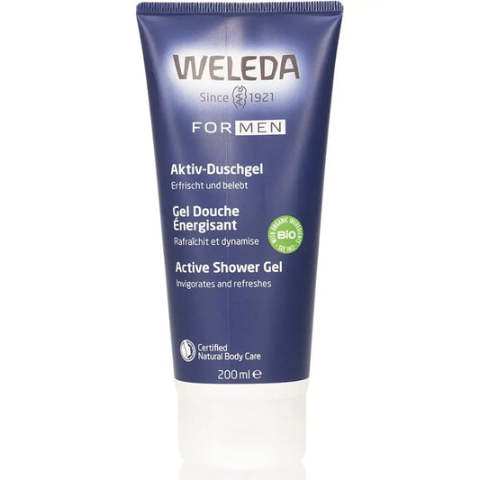 WELEDA Active Fresh Invigorating Shower Gel Men 200ml WELEDA