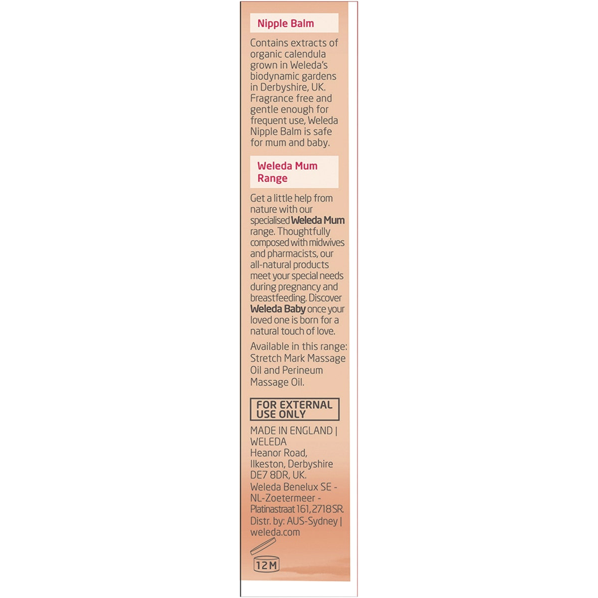 WELEDA Nipple Balm Mother 25g WELEDA