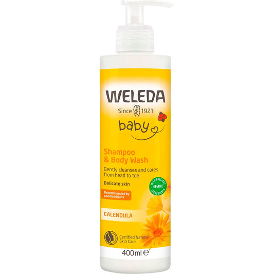 Weleda Baby Shampoo & Body Wash Calendula 400ml - Cutprice Online