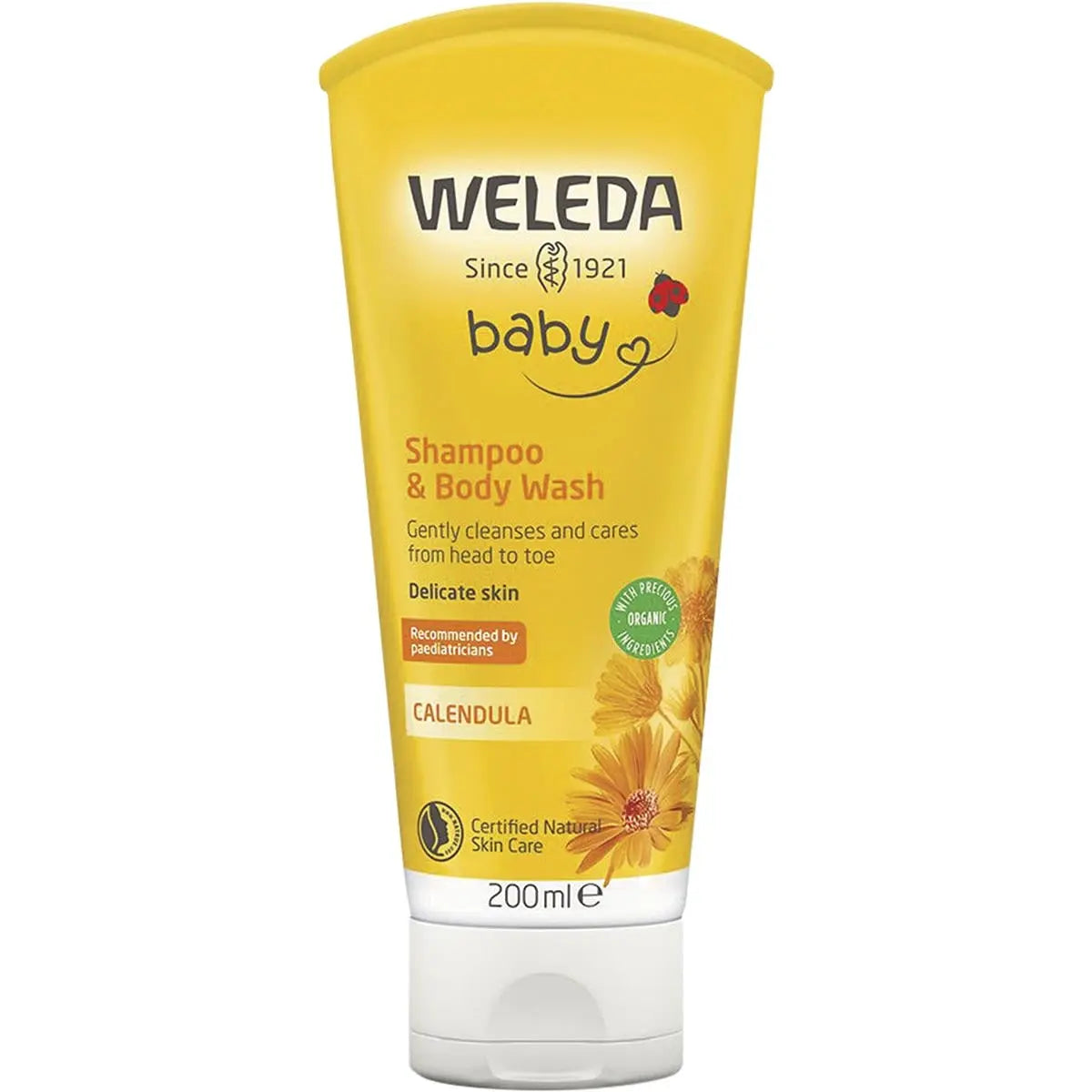 WELEDA Baby Shampoo & Body Wash Calendula 200ml WELEDA