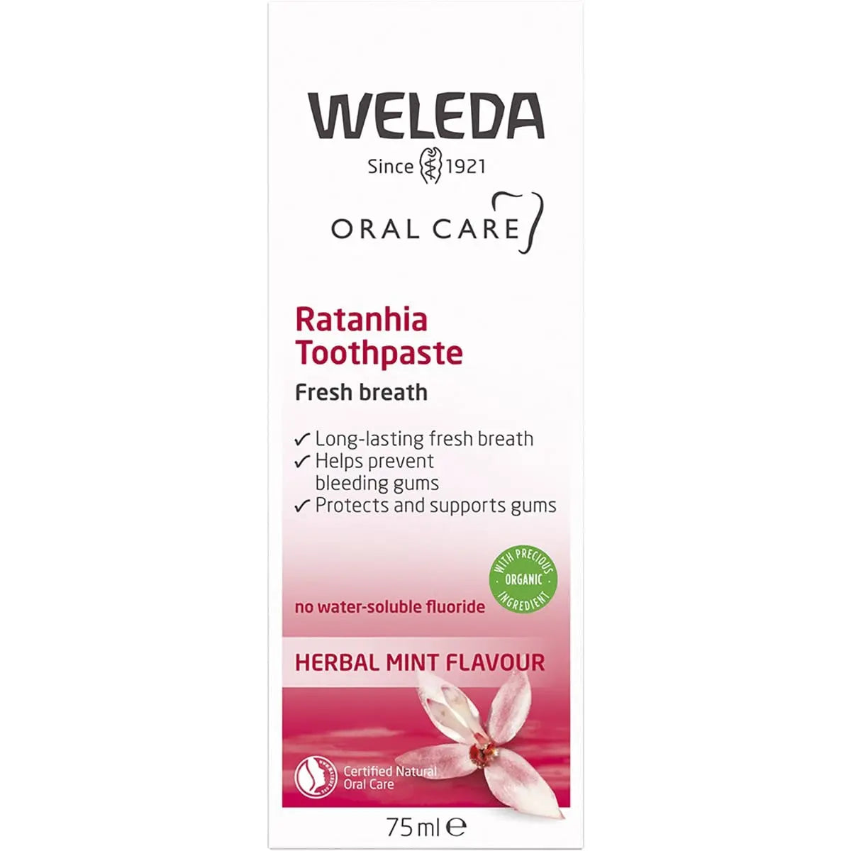 WELEDA Toothpaste Ratanhia 75ml WELEDA