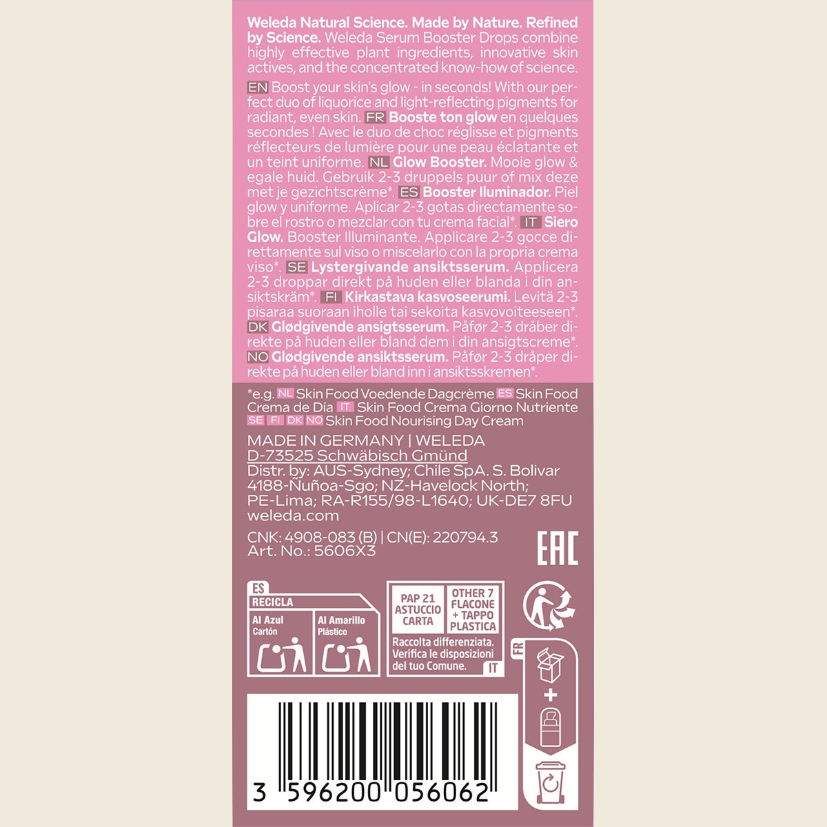 Weleda Serum Drops Glow Perfecting 30ml
