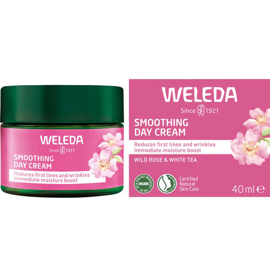 Weleda Smoothing Day Cream Wild Rose & White Tea 40ml - Cutprice Online