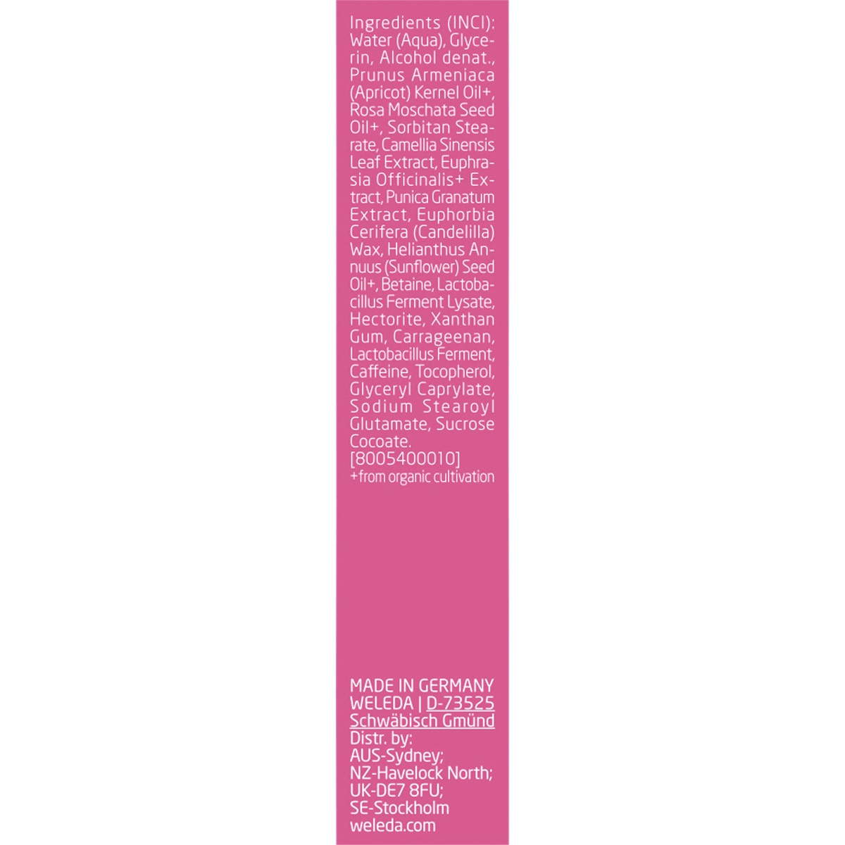 Weleda Smoothing Eye Cream Wild Rose & White Tea 10ml - Cutprice Online