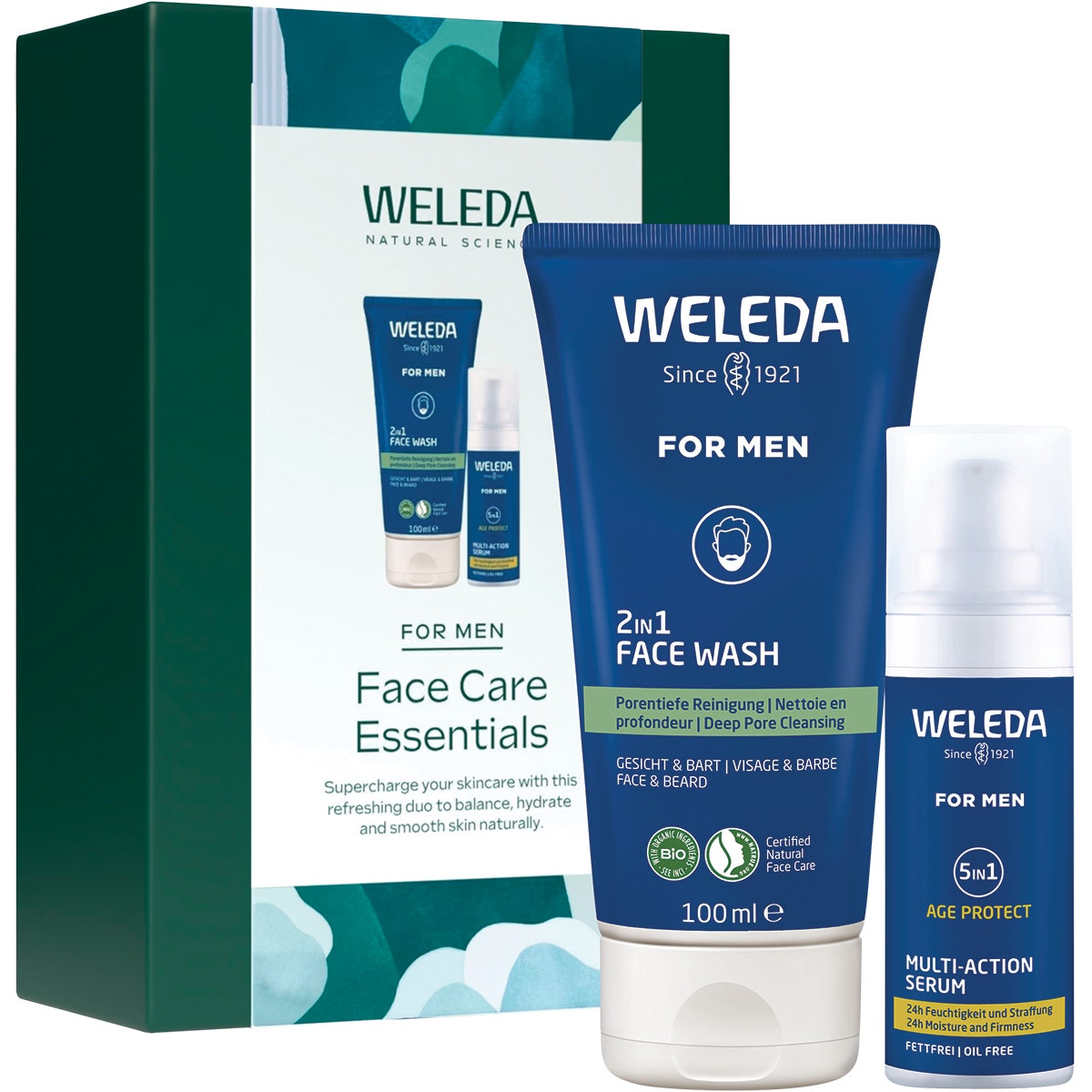 Weleda Face Care Essentials For Men 2pk - Cutprice Online
