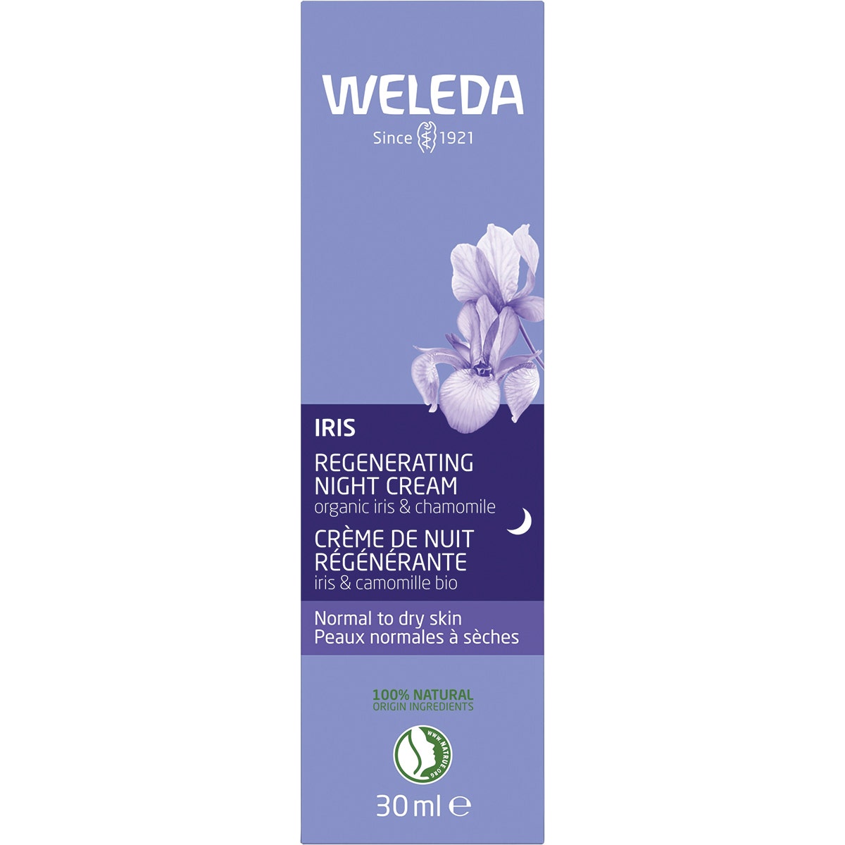 Weleda Organic Regenerating Night Cream (Iris) 30ml - Cutprice Online