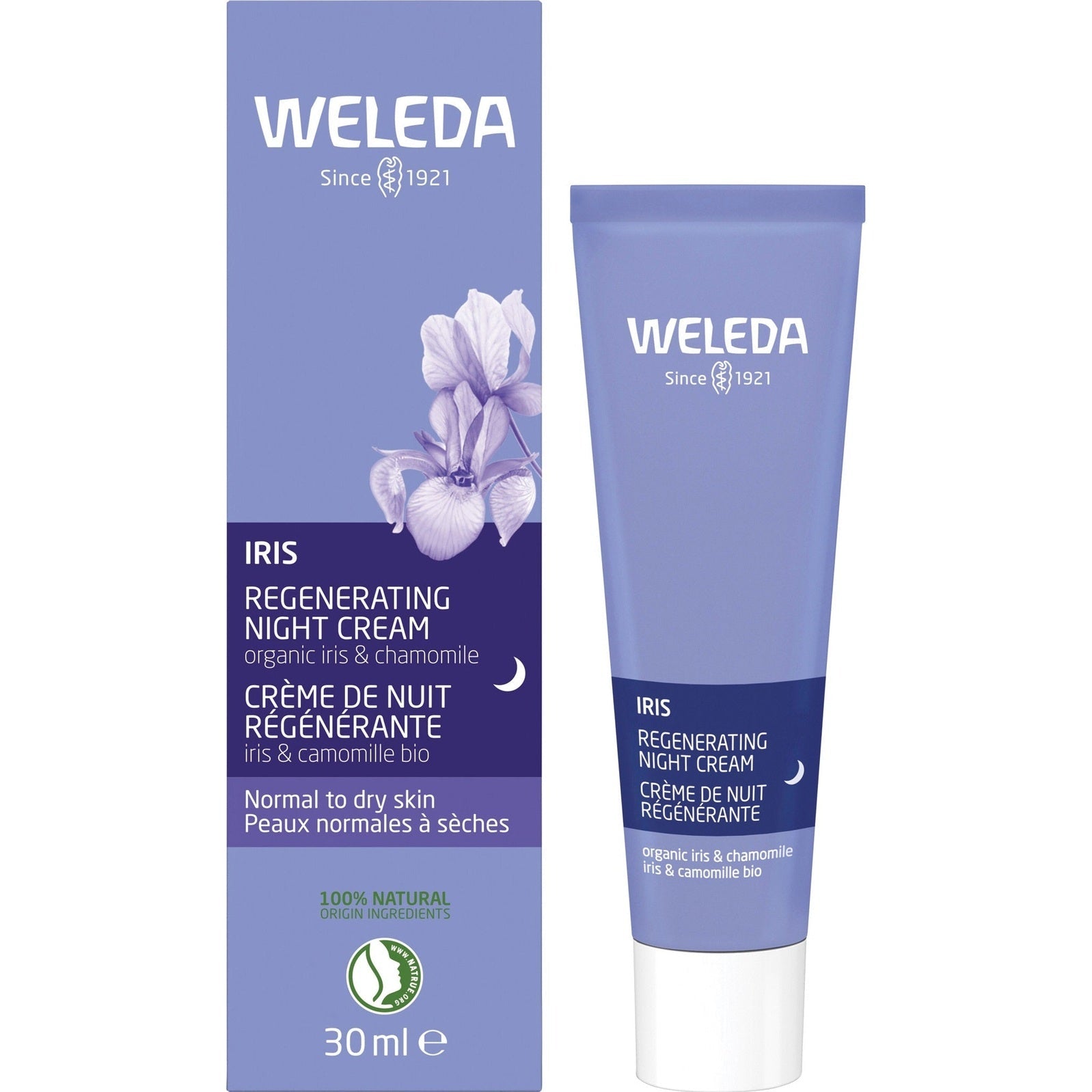 Weleda Organic Regenerating Night Cream (Iris) 30ml - Cutprice Online