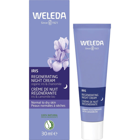 Weleda Organic Regenerating Night Cream (Iris) 30ml - Cutprice Online