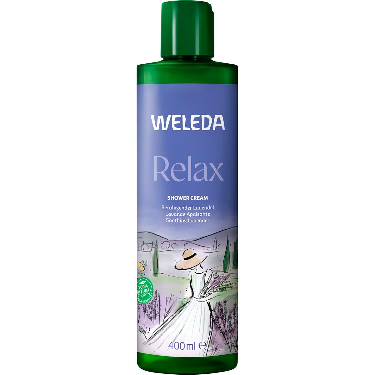 Weleda Shower Cream Relax Soothing Lavender 400ml - Cutprice Online