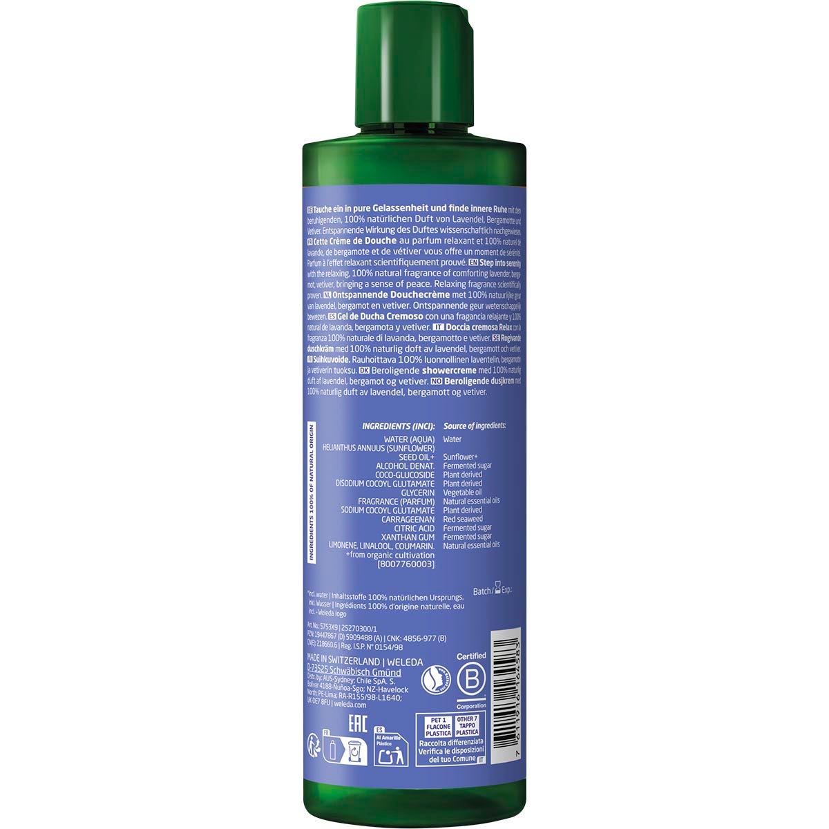 Weleda Shower Cream Relax Soothing Lavender 400ml - Cutprice Online