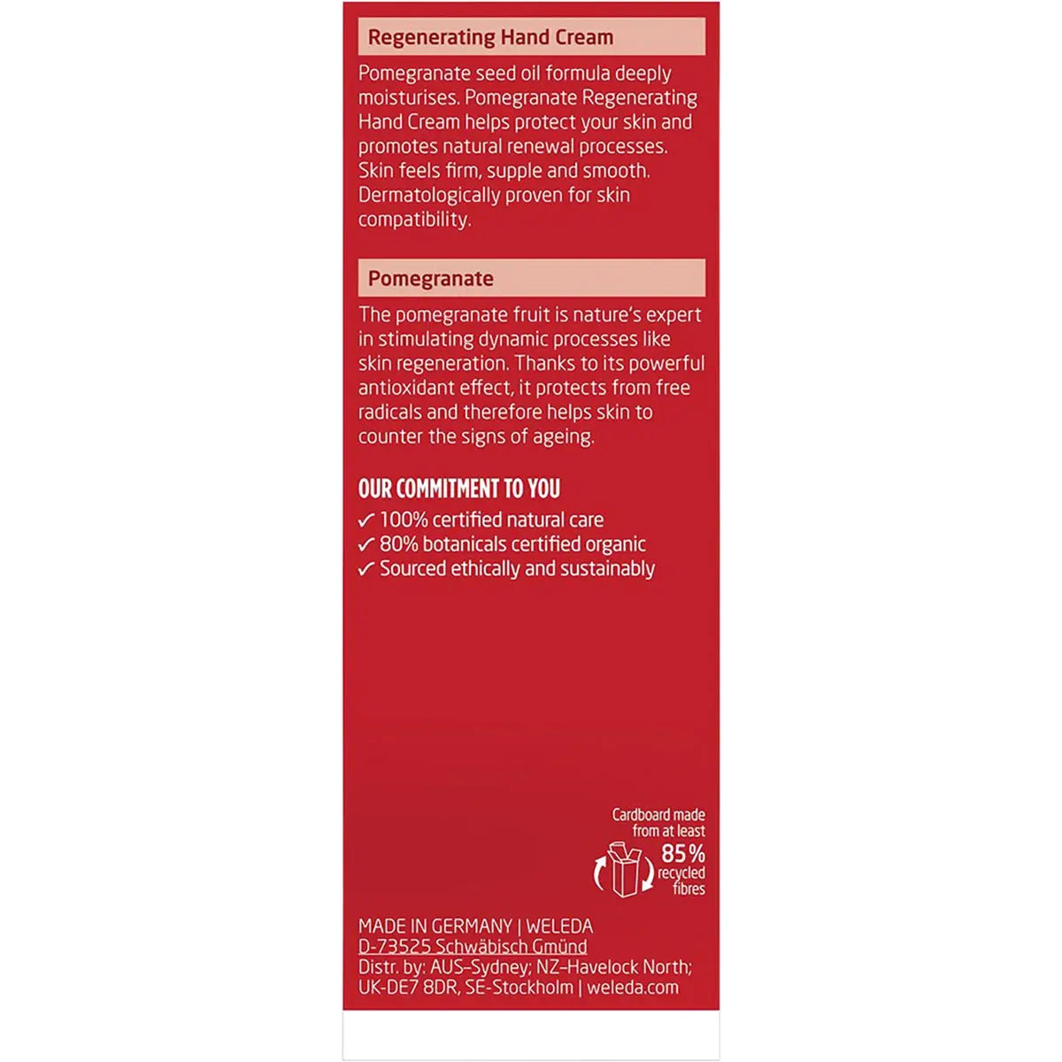 WELEDA Hand Cream Pomegranate 50ml WELEDA
