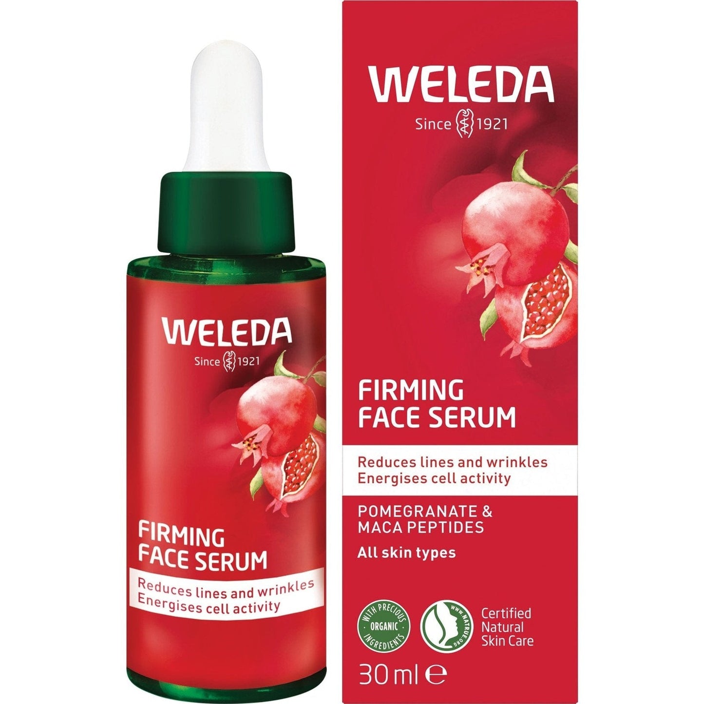 WELEDA Firming Face Serum Pomegranate & Maca Peptides 30ml - Cutprice Online