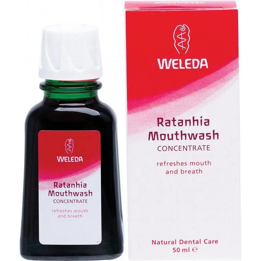 WELEDA Mouthwash Ratanhia Herbal Mint Flavour 50ml WELEDA