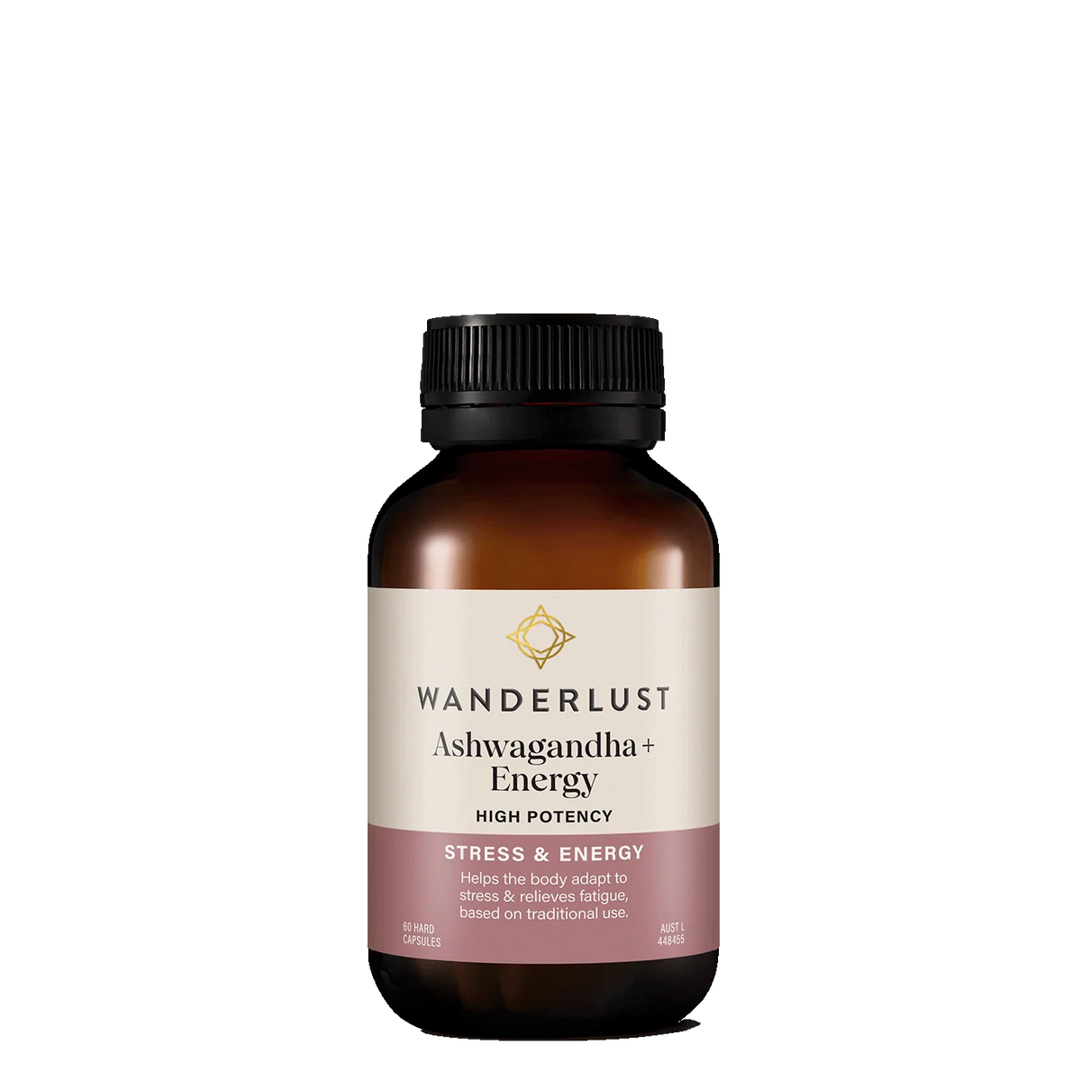 Wanderlust Ashwagandha + Energy 60 Capsules